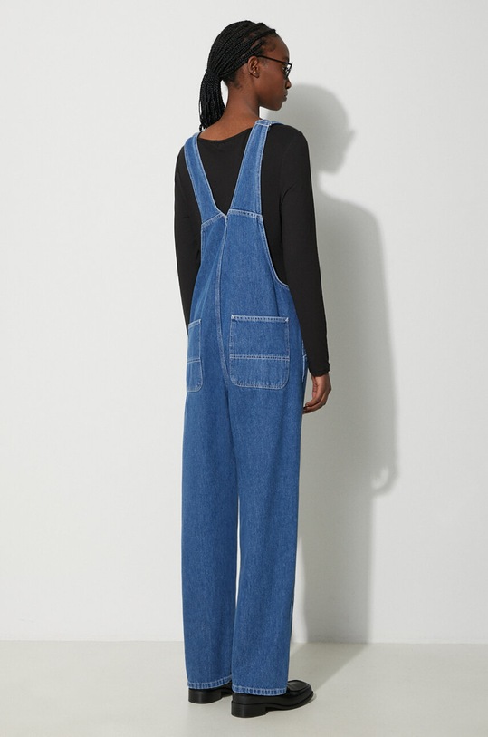 Carhartt WIP ogrodniczki jeansowe I031250 granatowy AA00