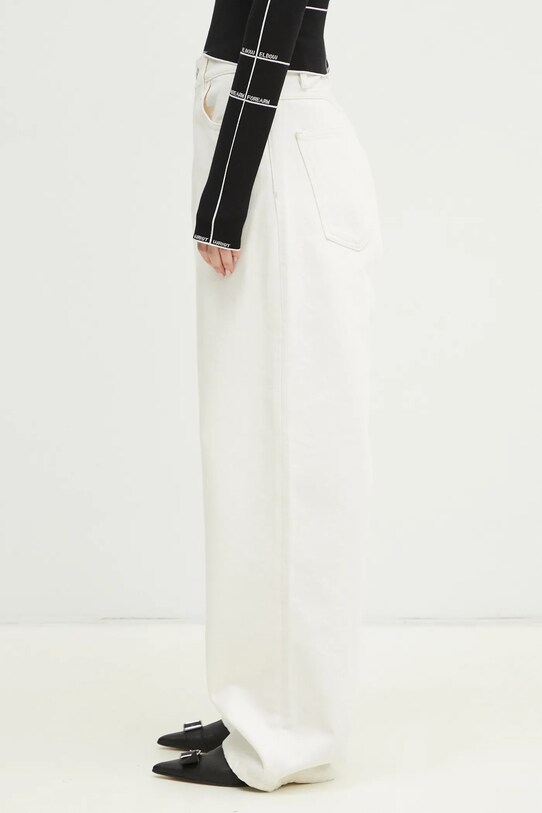 Džíny Carhartt WIP Carhartt WIP W' Brandon Pant I031918 WHITE I031918 bílá AA00