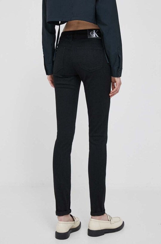 Ρούχα Τζιν παντελόνι Calvin Klein Jeans J20J221582 μαύρο