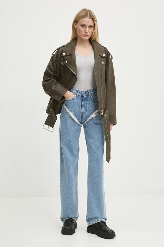 Y/Project jeans EVERGREEN CUT OUT JEANS 207PA006 blu AA00