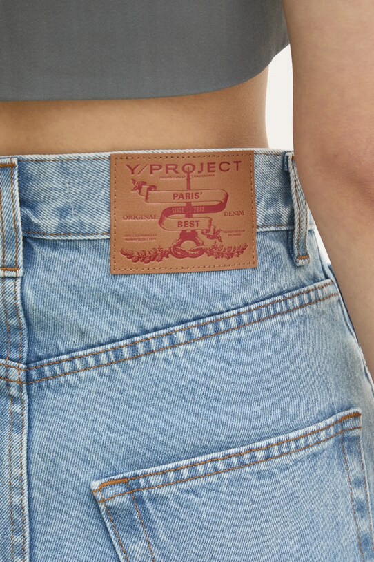 Y/Project jeans EVERGREEN CUT OUT JEANS 207PA006 blue