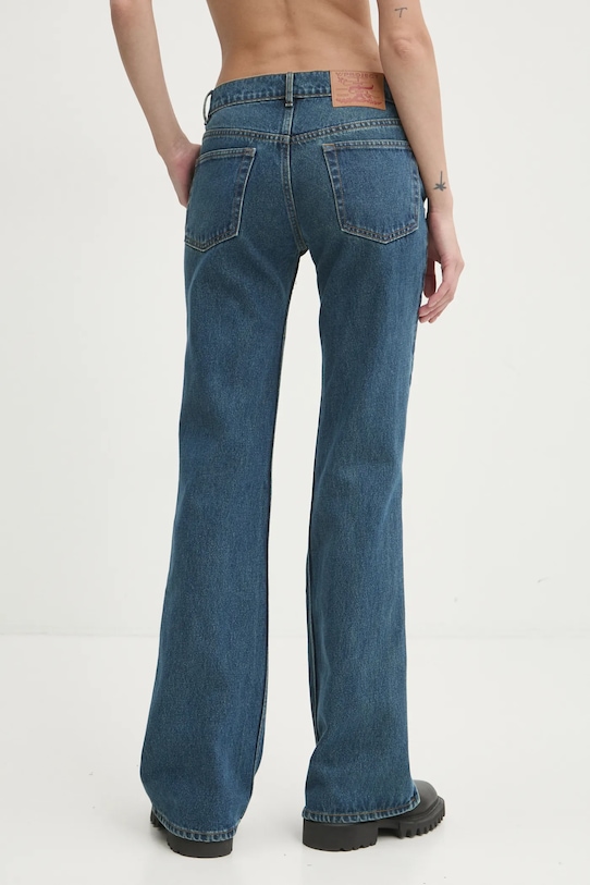 Odzież Y/Project jeansy EVERGREEN HOOK AND EYE SLIM JEANS 107PA002 niebieski