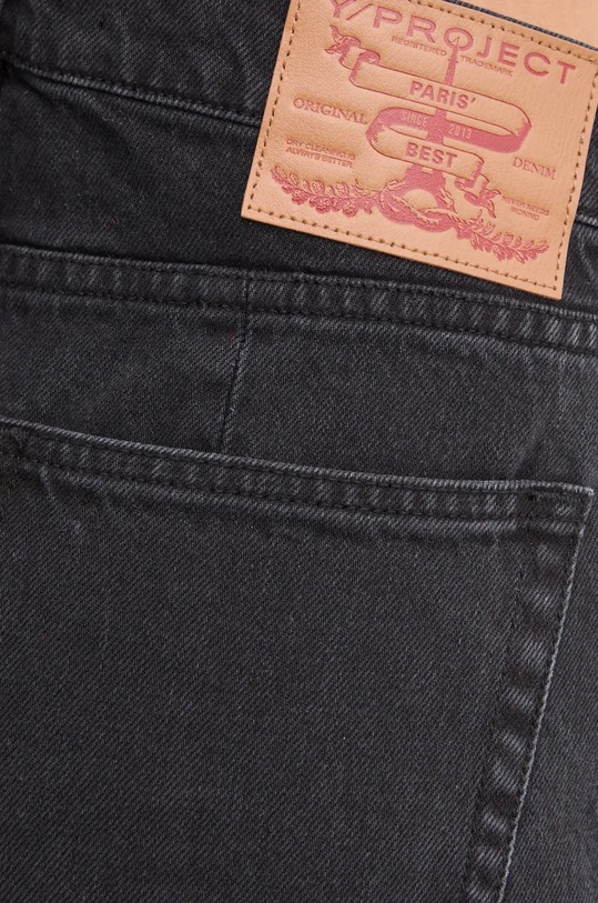 Y/Project jeansy EVERGREEN BANANA SLIM JEANS czarny 107PA001