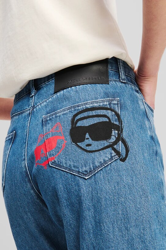 Odzież Karl Lagerfeld jeansy A2W10152 niebieski