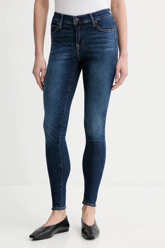 Levi's jeansy 710 SUPER SKINNY Planet friendly granatowy 17778