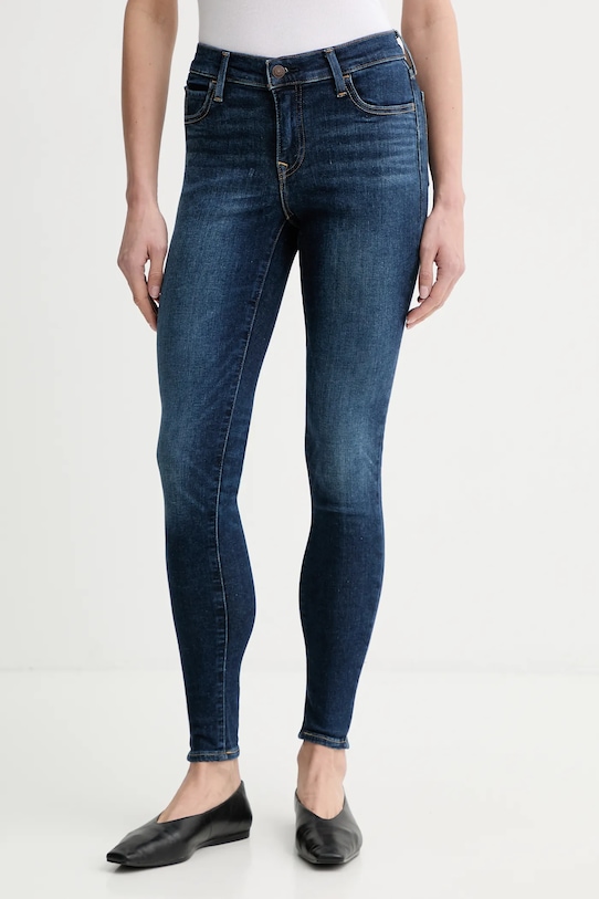 Levi's jeansy 710 SUPER SKINNY Planet friendly granatowy 17778