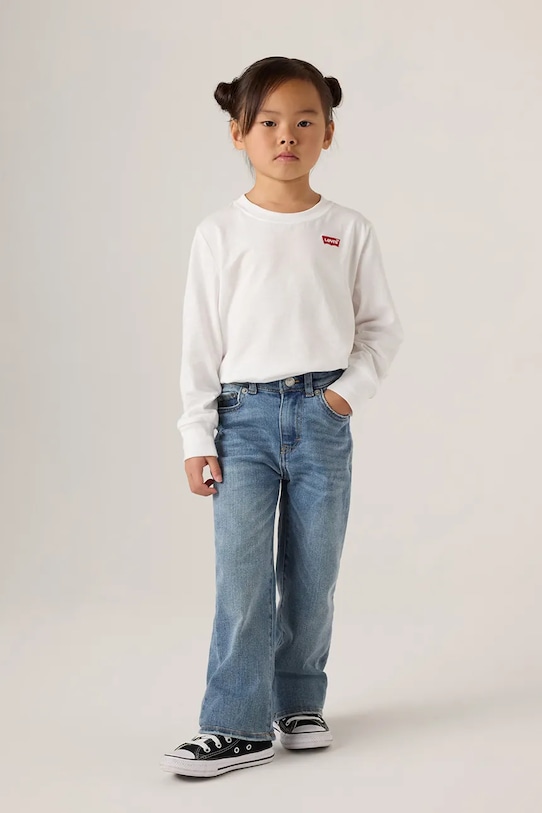 Дитячі джинси Levi's WIDE LEG JEANS джинси блакитний 3EG381.NOS