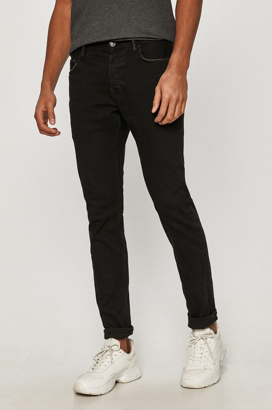 AllSaints - Džíny Rex černá ME027P
