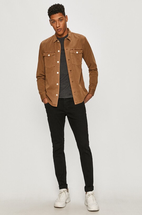 AllSaints – Jeansy REX ME027P czarny AA00