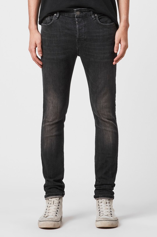 AllSaints - Džíny Cigarette černá ME020P