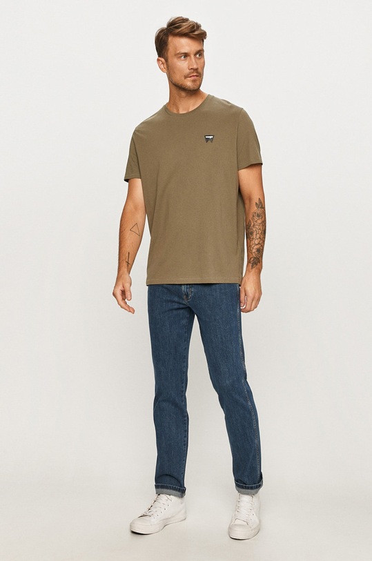 Wrangler - Jeansy Arizona W12OXG77O granatowy AA00