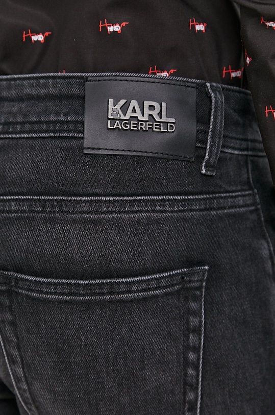 Kavbojke Karl Lagerfeld črna 500899.265840