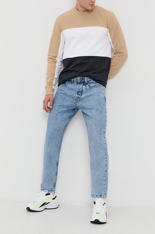 Only & Sons Jeansy bawełniane niebieski 22020313