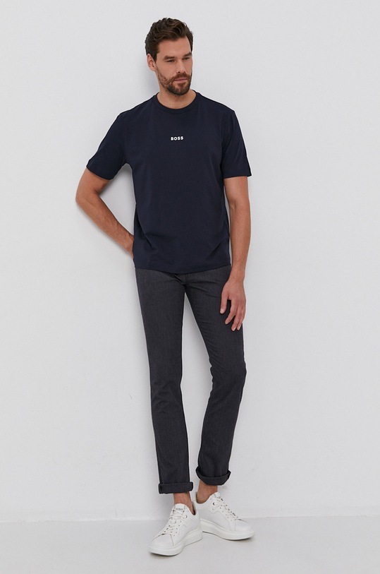 Nohavice Emporio Armani 8N1J06.1NF5Z tmavomodrá AA00