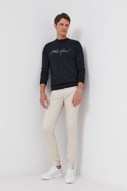 Emporio Armani jeansy 8N1J06.1NJ9Z beżowy AA00