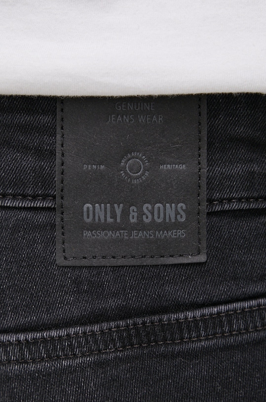 Only & Sons Jeansy Loom szary 22021427.BlackDenim
