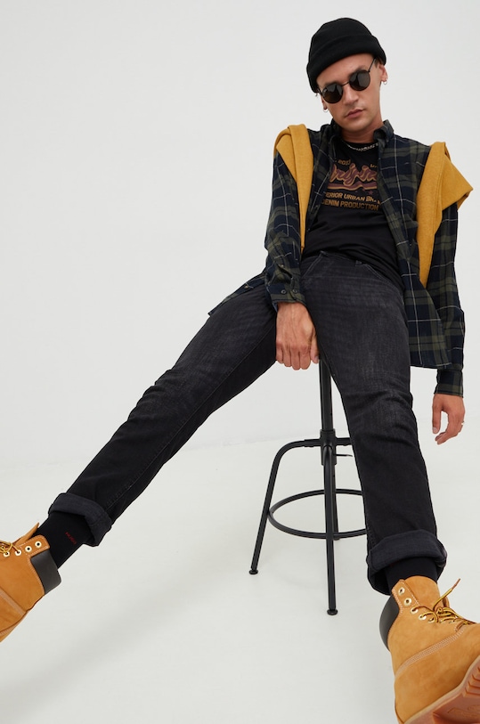 Jack & Jones jeansy czarny 12212931.BlackDenim