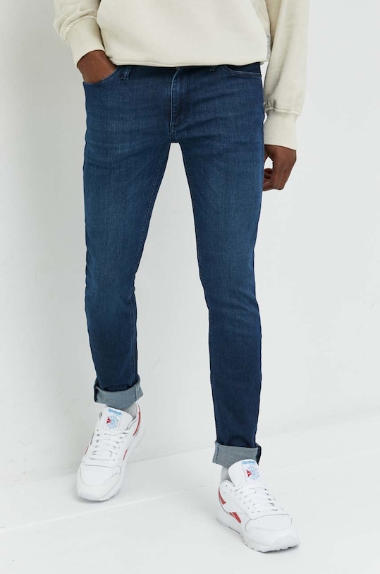 Jack & Jones jeansy Liam granatowy 12219115.BlueDenim
