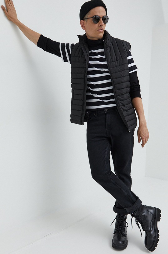 Džíny Jack & Jones Jjiclark 12216788.BlackDenim černá AA00