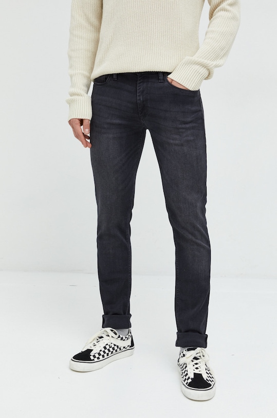 Kavbojke Jack & Jones Liam Evan črna 12217080.BlackDenim