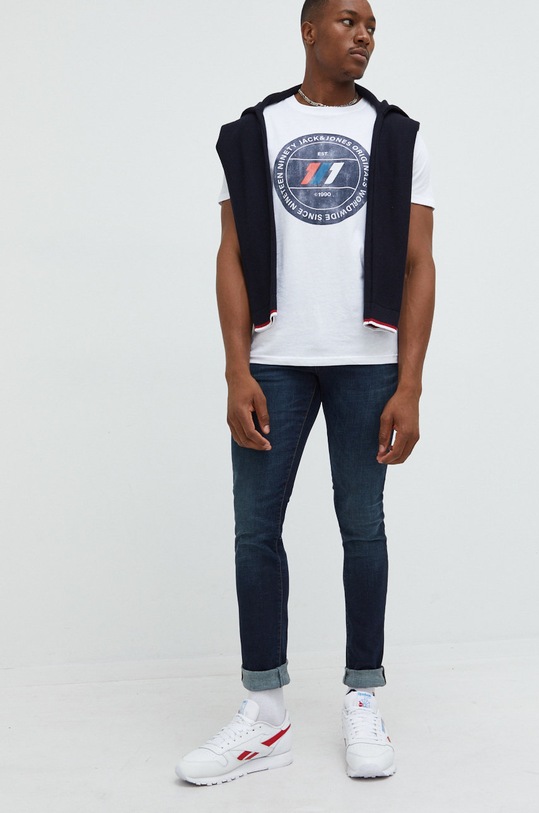 Džíny Jack & Jones Jjiglenn 12217125.BlueDenim námořnická modř AA00