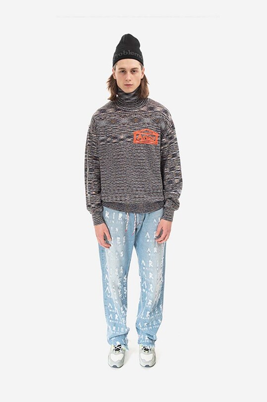 Aries jeans Destroyed Batten Jean AR31300 blue AA00