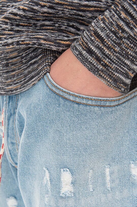 Aries jeans Destroyed Batten Jean blue AR31300