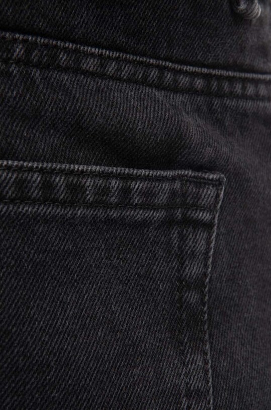 Wood Wood jeansy bawełniane Sol Rigid Denim Slim Fit czarny 12235803.7051