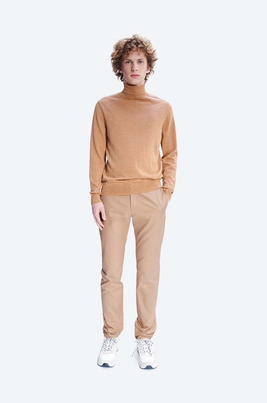 A.P.C. cotton trousers Chino Classique COZBA.H08119 beige AA00
