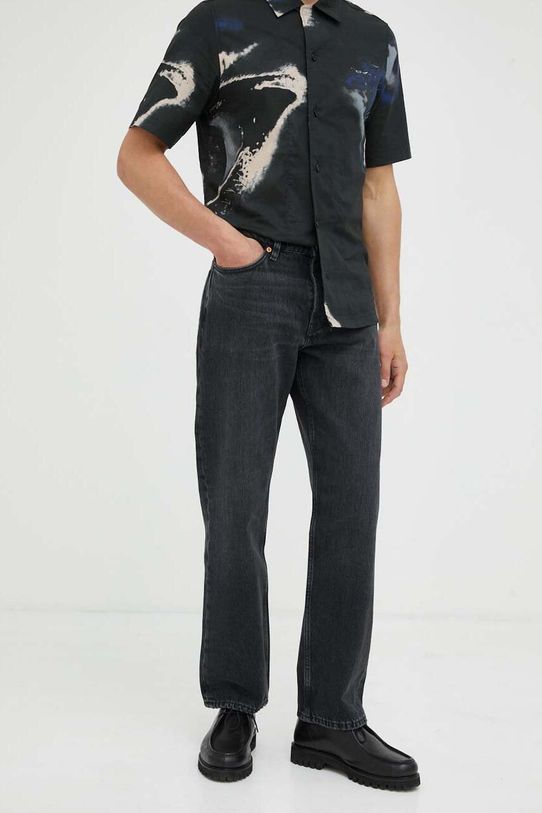 Ρούχα Βαμβακερό τζιν Samsoe Samsoe M22400072 μαύρο