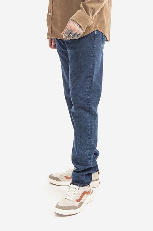 Бавовняні джинси Carhartt WIP темно-синій I029207.BLUE.ONE.W