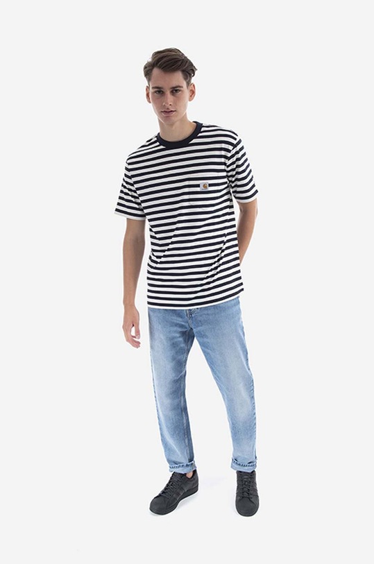 Carhartt WIP jeans I029208.01WI albastru