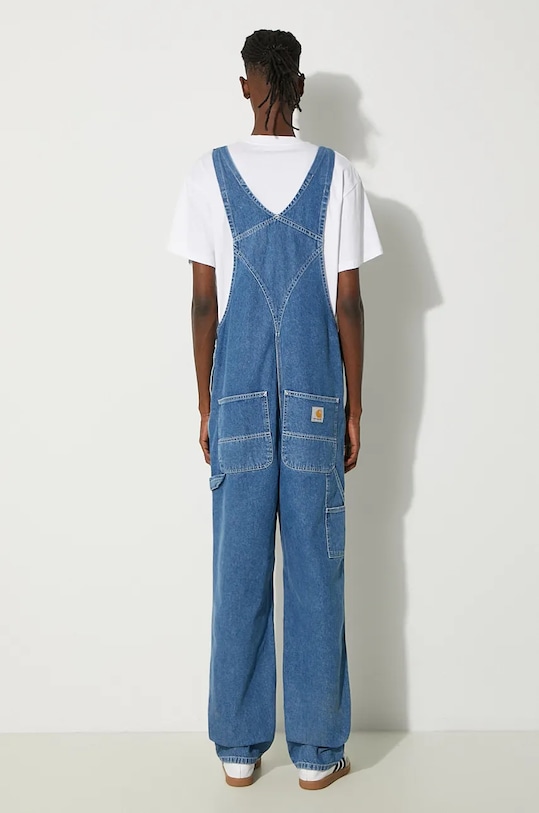 Odzież Carhartt WIP ogrodniczki bawełniane Bib Overall Bib Overall I022946 niebieski