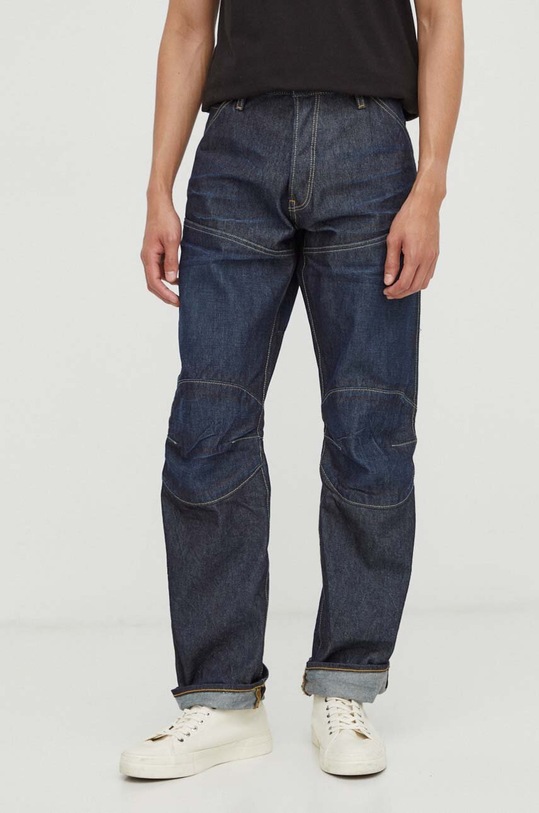 G-Star jeansy Denim 3D granatowy D23699.D433