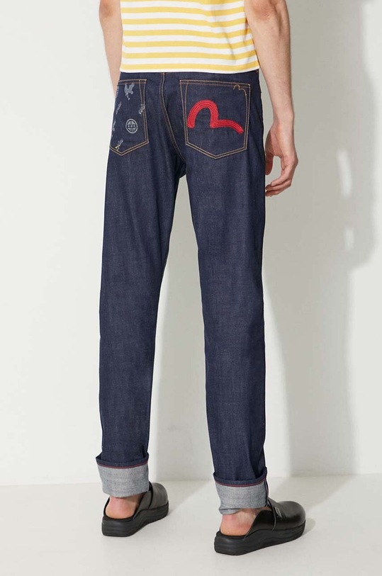 Odzież Evisu jeansy 2ESHTM3JE16017CT granatowy