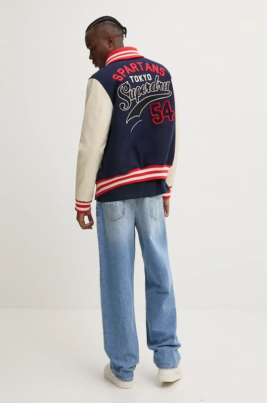 Naked Wolfe jeansi signature.baggy.denim albastru AA00