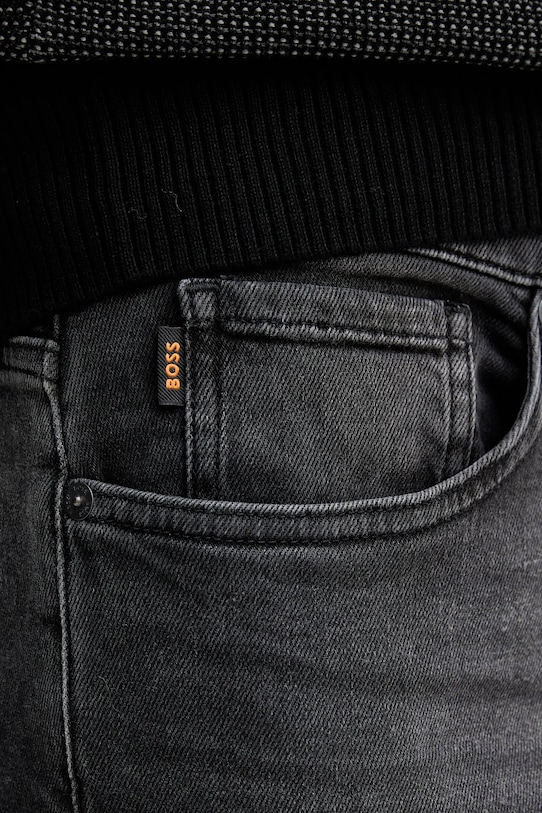 BOSS Orange jeansy czarny 50536502