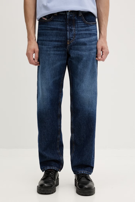 Diesel jeansy regular męskie 2024 D-MACS L.32 niebieski A18974.09I27