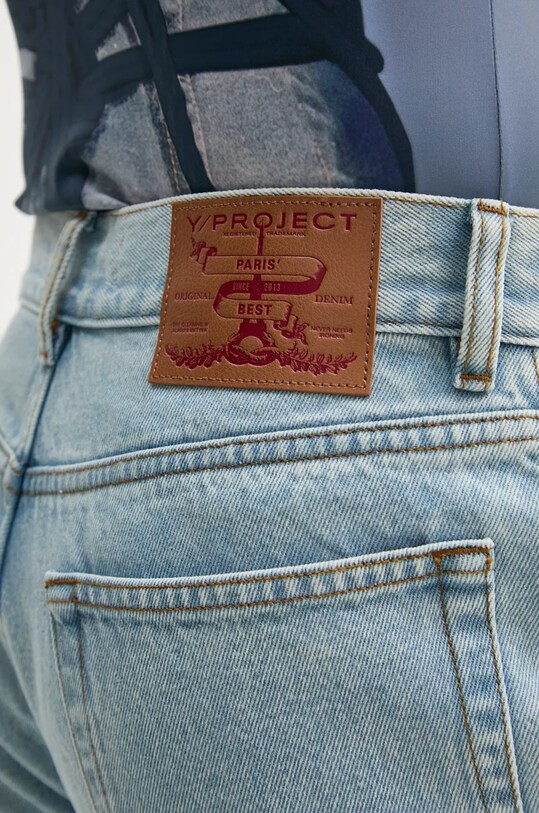Džíny Y/Project EVERGREEN SNAP OFF JEANS 207PA009