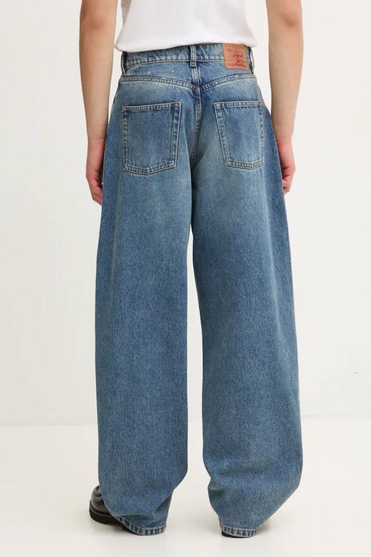 Rifle Y/Project EVERGREEN PARIS' BEST PATCH JEANS 207PA005 modrá