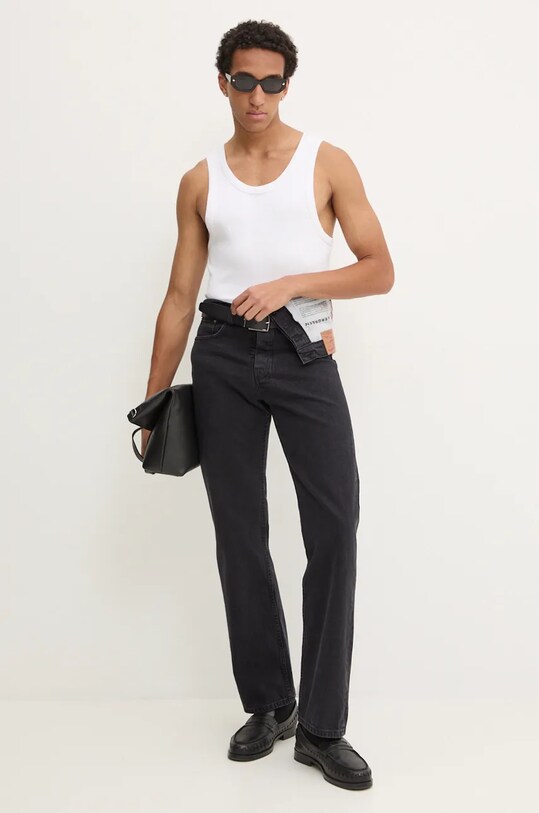 Y/Project jeans EVERGREEN ASYMMETRIC JEANS 207PA001 nero AA00