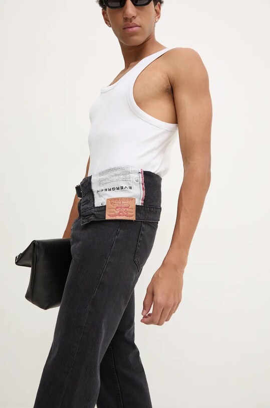 Y/Project jeans EVERGREEN ASYMMETRIC JEANS 207PA001 nero