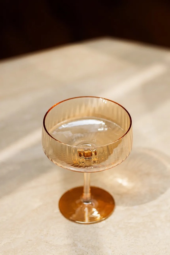 Кухня та бар Набір келихів для шампанського S|P Collection Ray 230 ml 2-pack 856058 помаранчевий