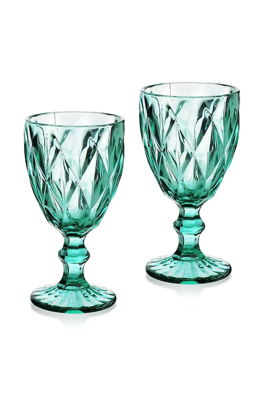 Komplet kozarcev za vino Affek Design Elise Turquise 300 ml 6-pack turkizna HTID4017.PROM