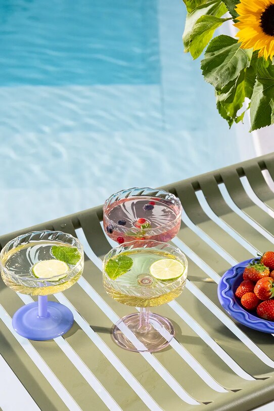 Pohár na šampanské &k amsterdam 2-pak 347.07 ružová AA00