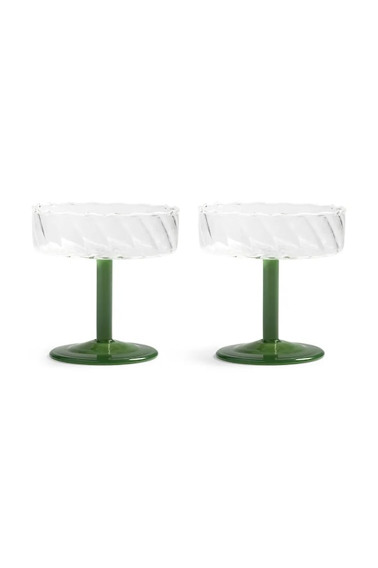 &k amsterdam pezsgős pohár 2 db zöld 347.08