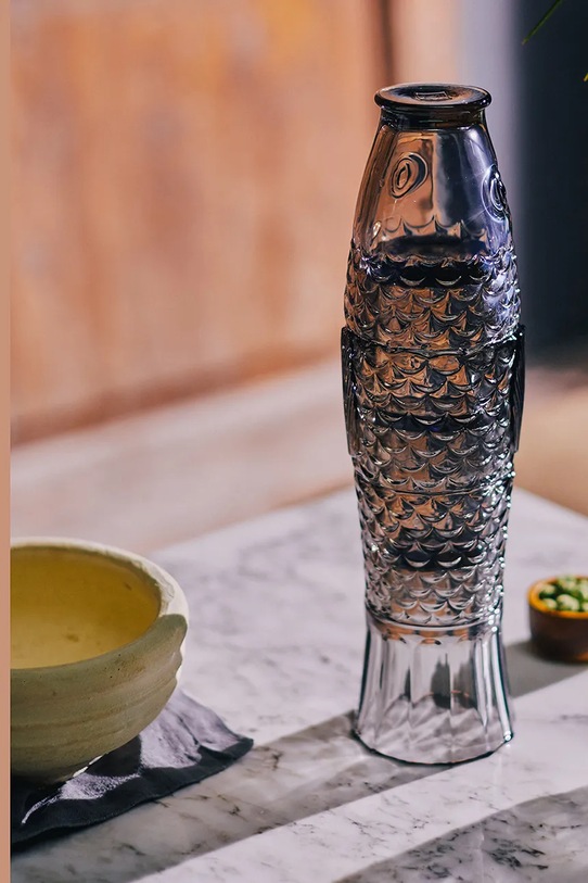 Sada skleniček DOIY Koifish Warm Grey 4-pack šedá DYGLAKOWG