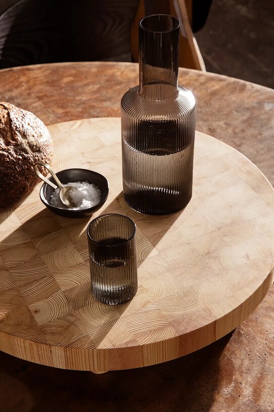 Bucătărie și bar ferm LIVING sticlă Ripple Lid 1104264063 gri