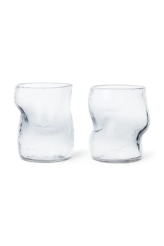 Pohár ferm LIVING 2-pak priesvitná 1104270155