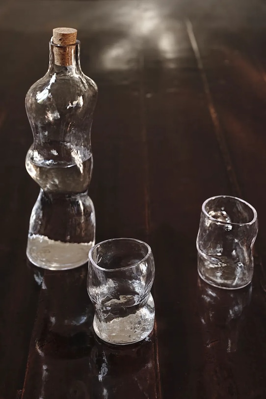 ferm LIVING pahar 2-pack transparent 1104270155